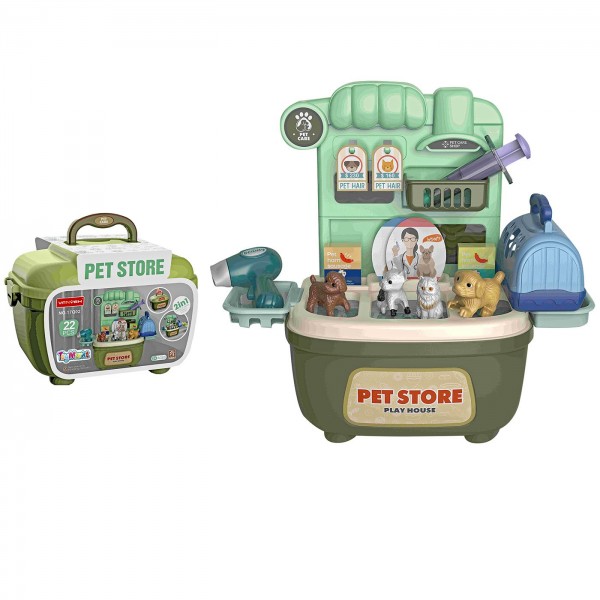 Pet store βαλιτσάκι 22 τεμ 19x13x12cm ToyMarkt 971178