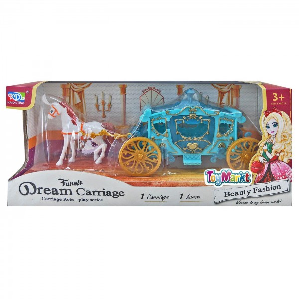 Άμαξα funny dream cariage 23x10x8cm ToyMarkt 971196