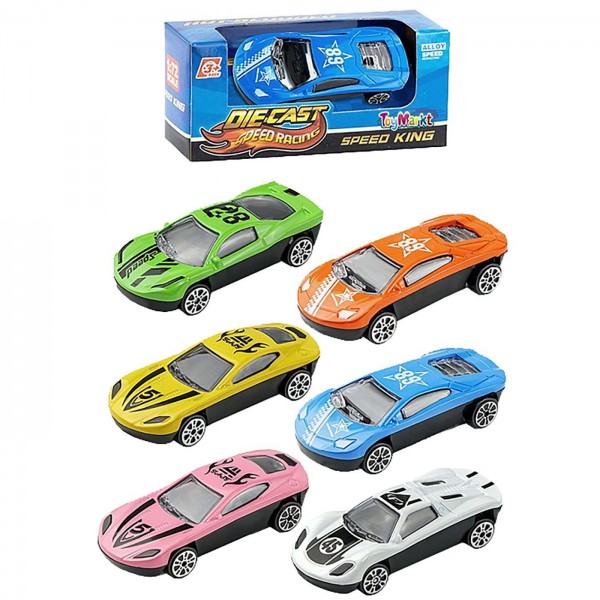 Αυτοκινητάκι die cast free wheels 9x4x3.5cm ToyMarkt 913395