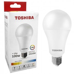 ΛΑΜΠΑ LED TOSHIBA N_STD A70 E27 15W 3000K  TOSHIBA 00168809