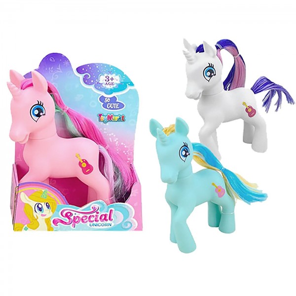 Μονόκερος με Μακριά Χαίτη Special Unicorn 12x16x5cm ToyMarkt 922092