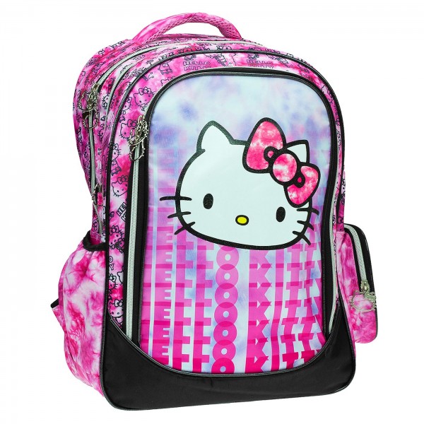 ΤΣΑΝΤΑ ΔΗΜΟΤΙΚΟΥ HELLO KITTY TIE DYE 46x35x20cm GIM 335-71031