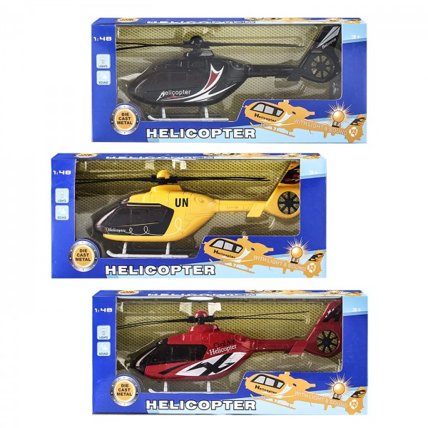 ΕΛΙΚΟΠΤΕΡΟ DIE CAST ΜΕ ΦΩΣ ΚΑΙ ΗΧΟ 27x11x5cm ToyMarkt 912802