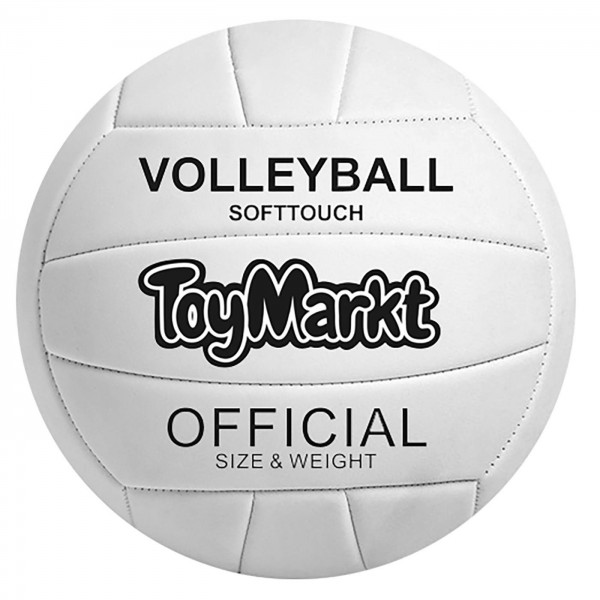 Μπάλα βόλευ λευκή Νο5 260g ToyMarkt 913053